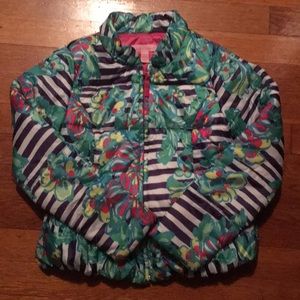 Lilly Pulitzer Kids puffer jacket